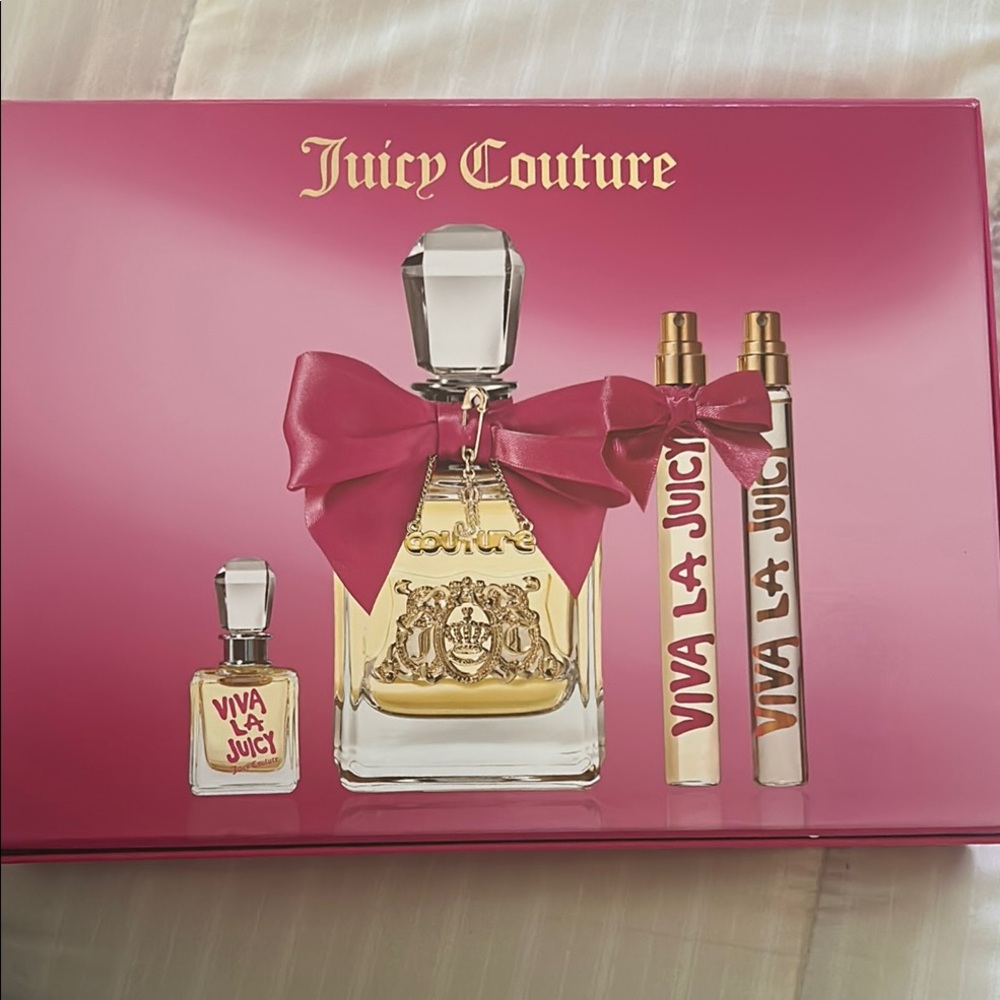 Juicy Couture Viva La Juicy Gift Set in Pink and Gold - Picture 3 of 4